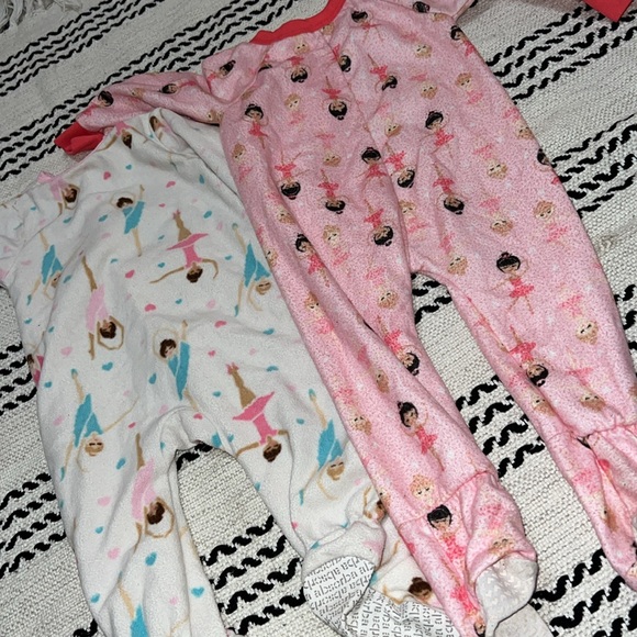Baby Ballerina Footed Pajama Set - Picture 6 of 10
